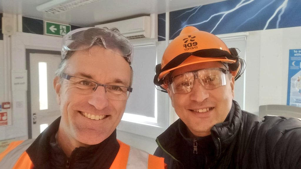 physor2020's tweet photo. Today #PHYSOR2020's general and technical chair's took a trip to visit @edfenergy's Sizewell B, the UK's only PWR plant and one of our technical tour destinations https://t.co/hjEtfL243F