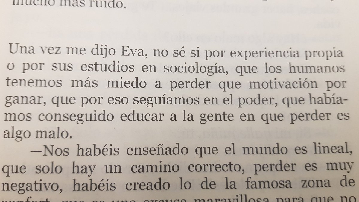 Hay_Motivos's tweet photo. "...los humanos tenemos más miedo a perder que motivación por ganar..."
@hay_motivos 
https://t.co/X6LOKXbTZM https://t.co/eaoTS5Kncp