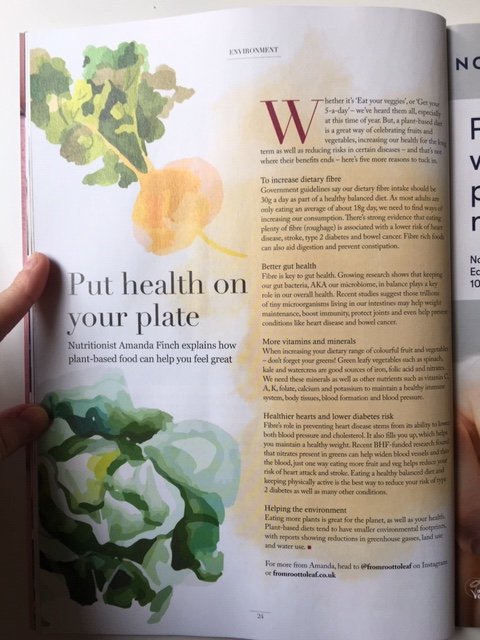 Check out my new article in <a href="/BeKindMagazine/">Be Kind Magazine</a>✨ We talk about how plant based food can help you feel great...page 24 of the Feb issue! 🙏