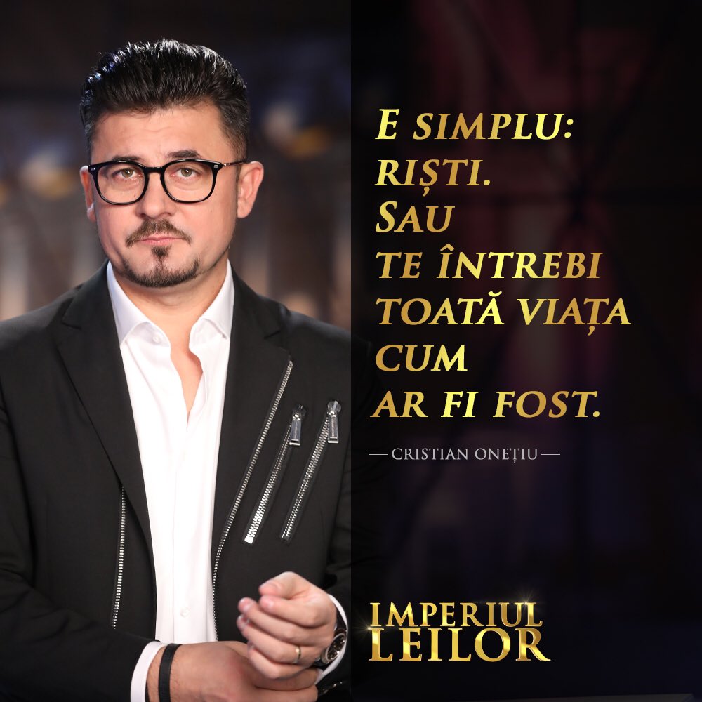 🦁 Cristian Onețiu pregatit să riște în căutarea celor mai succes idei de business românești.
💸Ce idei ce afaceri îl vor atrage? Va investi? Aflăm în curând la #imperiulleilor #investitoridetop #ideidebusinessromanesti #lei #imperiulleilor #protv #incurand