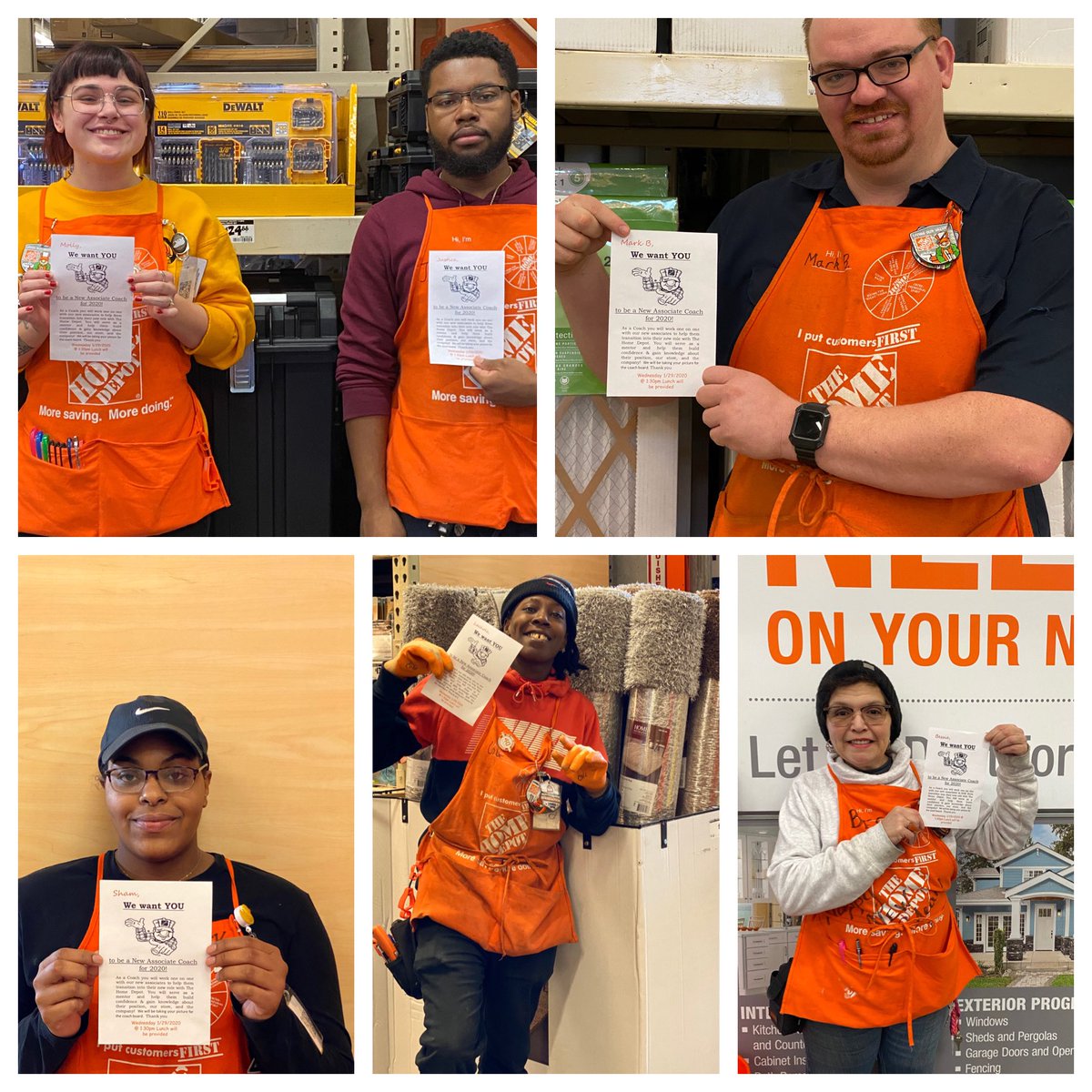 JPerkinsGooden's tweet photo. Welcoming some of our 2020 New Associate Coaches!!! #HD6857 @nicolebourjaily @Tony_Rescina @etchell1 @amylguild @luisorodrguez @DBlaseg https://t.co/ThrjlO3r6J