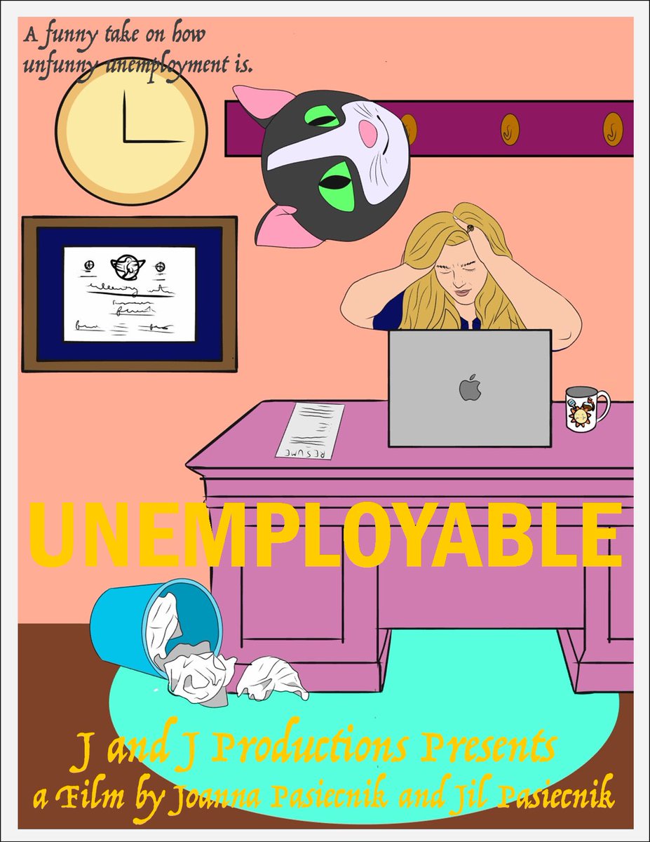 JandJprodatl's tweet photo. Plane tickets are bought and we’re on our way to the @SunShineCityFF to show                  ”Unemployable”! Can’t wait https://t.co/Aj6nmbX996