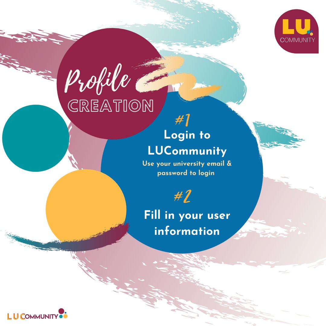 Start building your LUCommunity with your personalized profile! It has launched!