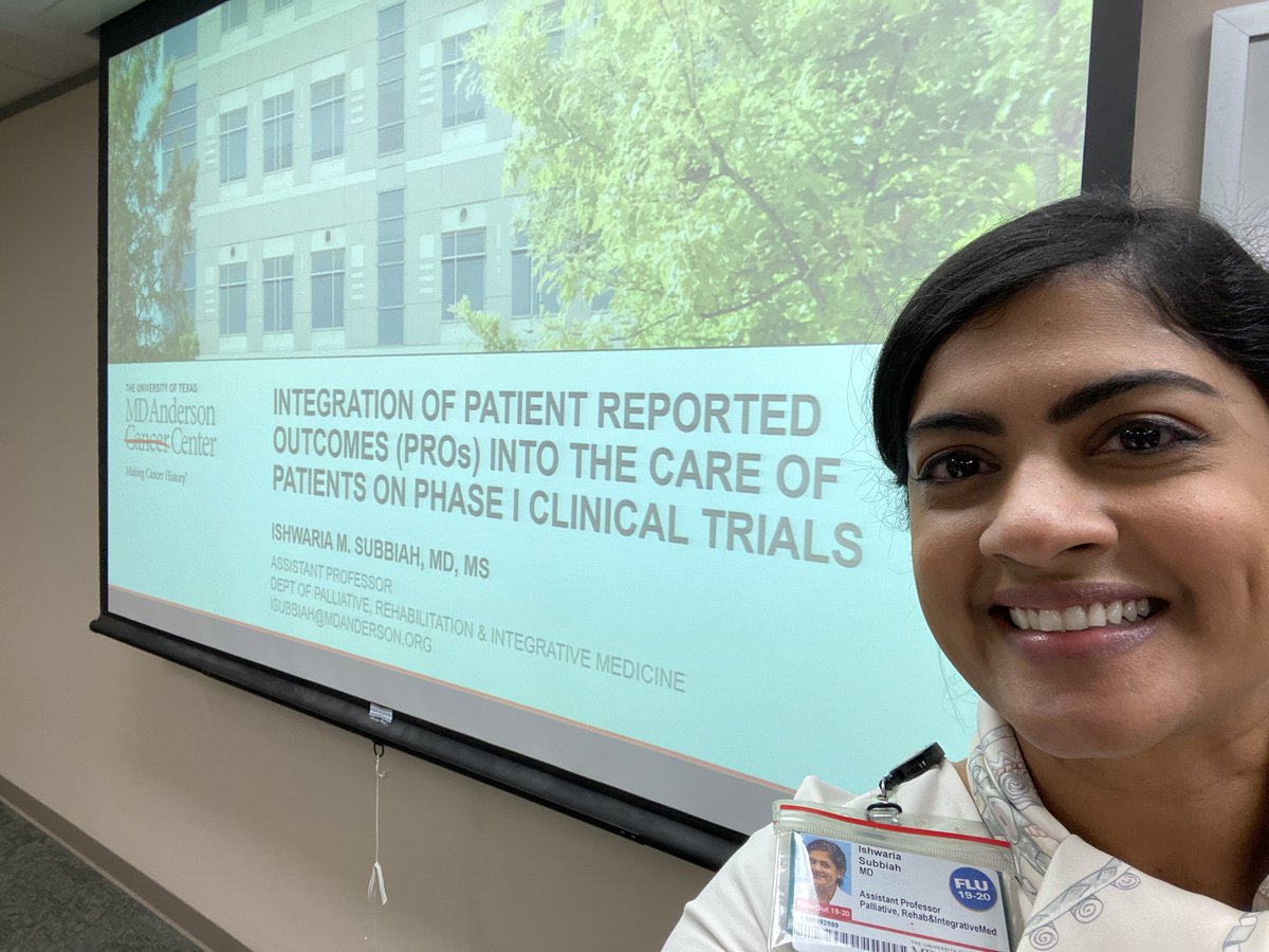 Myeloma_Doc's tweet image. RT PhysRelations &quot;RT IshwariaMD: Starting soon! Come by Pickens 2nd fl for today’s #PalliativeCare #SupportiveCare Grand Rounds featuring yours truly discussing the approach to integrating patient reported outcomes into phase I clinical trials! #endc… https://t.co/f7gSZt1oof&quot;