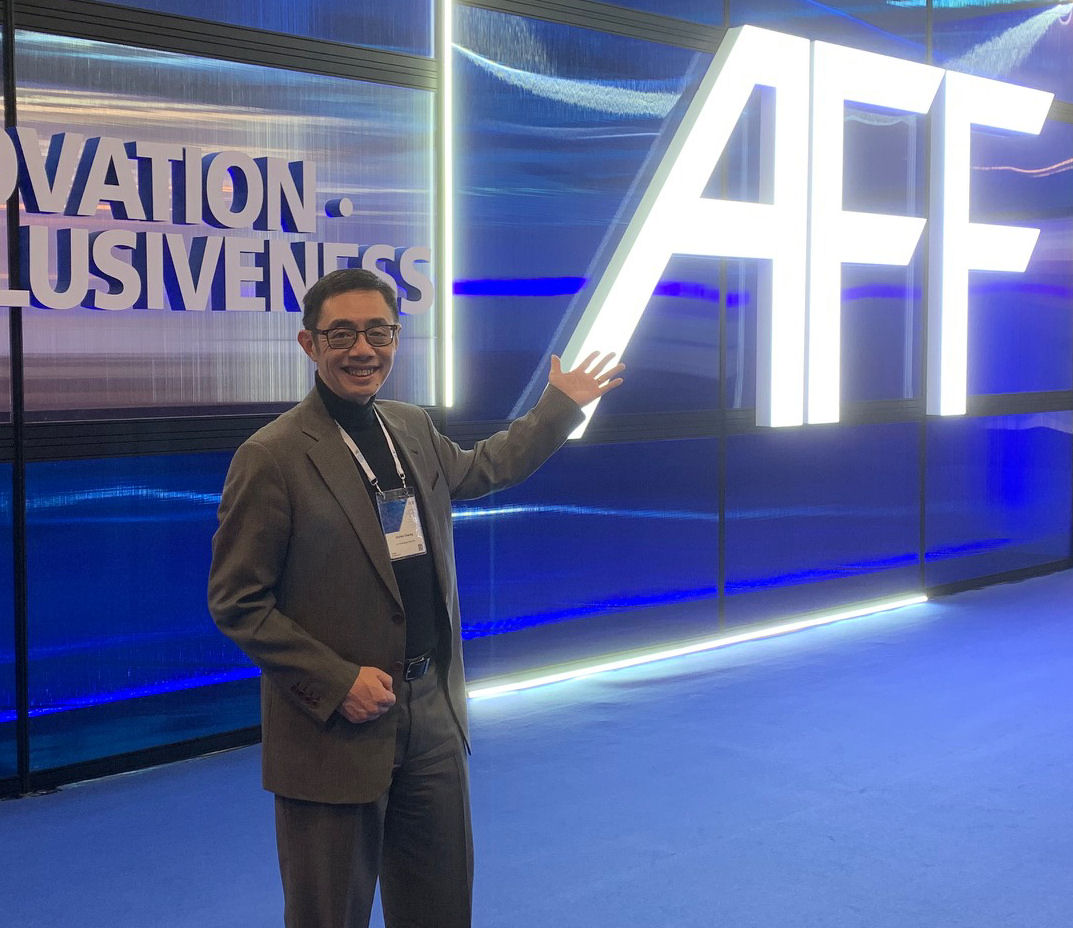 IronCAPCyber's tweet photo. Day 1 of The #AsianFinancialForum! Here is our founder, #AndrewCheung arriving at the conference centre! https://t.co/ywVKGjQn86