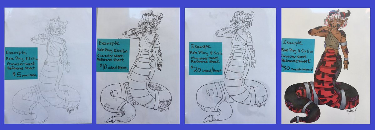 FoxFootCrafts's tweet photo. I can do full 8.5x11 character sheets as well, perfect for role play sheets https://t.co/1ZW4SWElwj