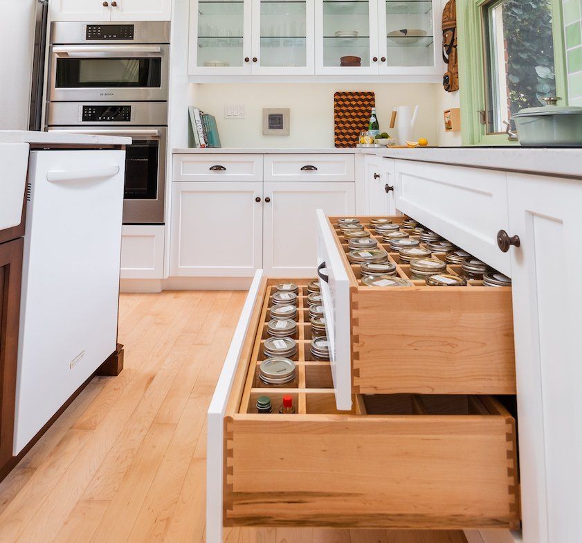 Custom storage that suits your home and your family. We help our clients get the #kitchen of their dreams. Thinking about renovating your kitchen? Visit us online at mennosmartin.com to learn more or give us a call at 519-664-2245. #guelph #renovations