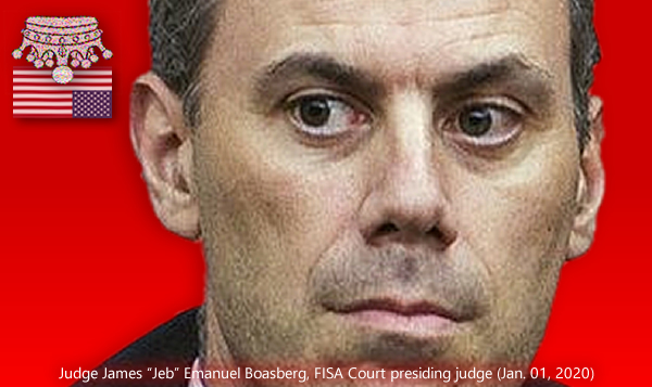 "OUTRAGEOUS DISCOVERY: NEW FISA COURT JUDGE JAMES E. BOASBERG FALSIFIED HIS SENATE ETHICS DISCLOSURES TO HIDE ANTI-AMERICAN LEFTIST BIAS AND PROPAGANDISTS"