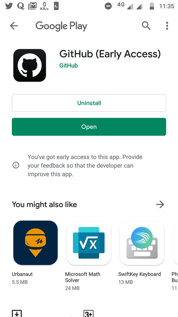 iamshreytyagi's tweet image. Finally it's here! @GitHub for @Android ! #GitHubAndroid