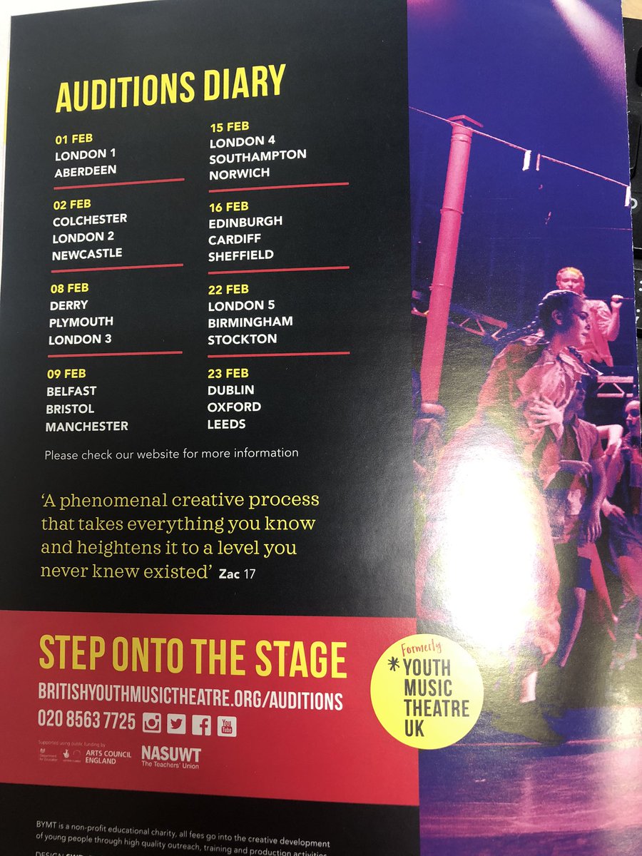 model_drama's tweet photo. Amassing opportunity for anyone interested in music theatre - auditions in Belfast early Feb. https://t.co/rKTDYJmOfI