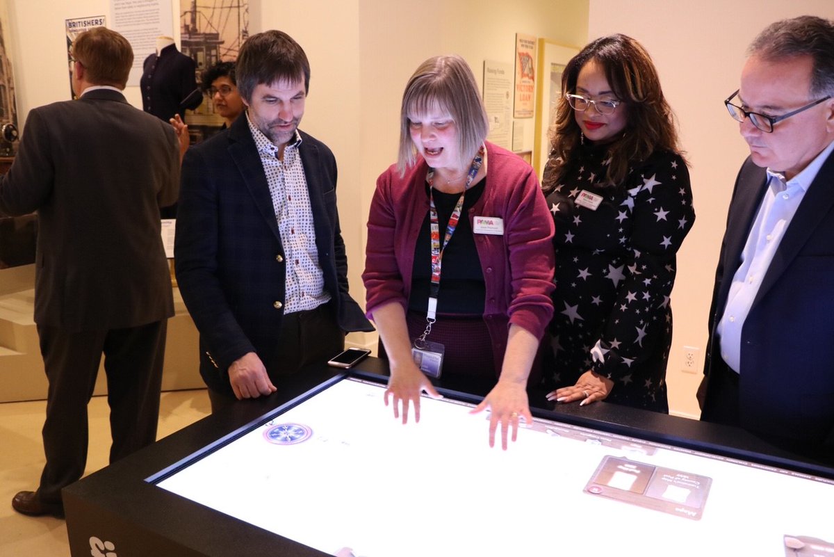 CdnHeritage's tweet photo. Minister Guilbeault started the day by visiting @visitpama, which received #GoC support to showcase the beauty of Canada’s landscapes through the paintings of George Paginton. The Minister also had the chance to meet with stakeholders from Peel Region. https://t.co/Zsuh3gdFk9