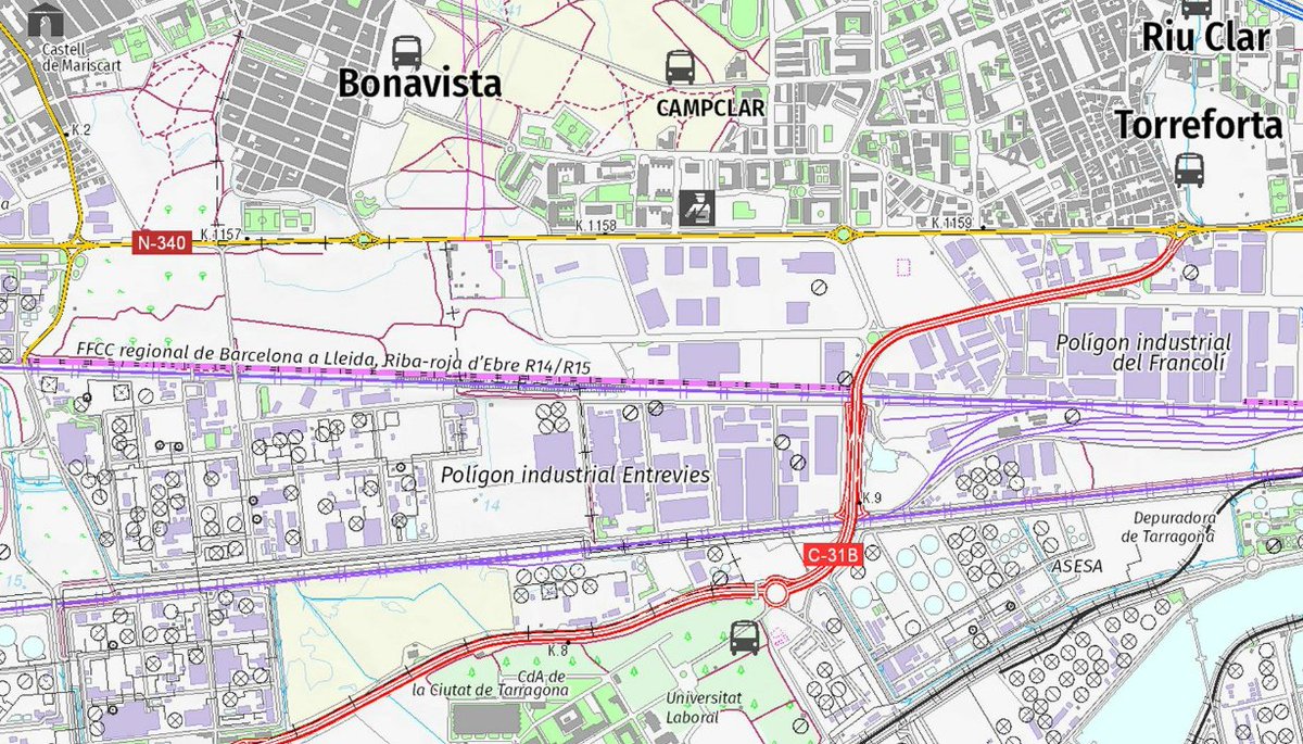ℹ A causa de l'incendi al Polígon Sud de #Tarragona eviteu dins del possible circular per la zona, sobretot l'N-340 i la C-31b que es podrien veure afectades i seguiu les indicacions dels cossos d'emergències  #PLASEQCAT 
<a href="/mossos/">Mossos</a> <a href="/112/">112</a> <a href="/bomberscat/">Bombers</a> <a href="/emergenciescat/">Protecció civil</a>