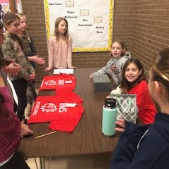 BernardsvilleMS's tweet photo. We're selling our Bulldog shirts in all lunches. All proceeds are going to the Emmanuel Cancer Foundation, our state student council charity! @njasc #LEVELUPNJ https://t.co/4IgD9Z9beE