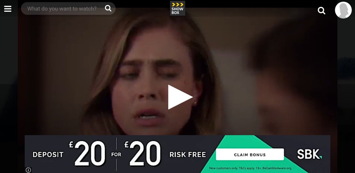 Danbrock93's tweet photo. @DamienRist @RealShowBoxApp This is the best I can get but I cant get rid of the ad or make the video full screen and remove the symbols and stuff https://t.co/XxoG9GFqzL