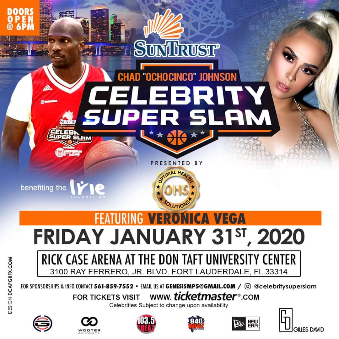 IamTreNeal's tweet photo. #SuperbowlWeekend @SunTrust @ochocinco Celebrity Super Slam Featuring @VeronicaVega at Rick Case Arena on January 31 - Get Your Tickets Now Via Ticketmaster.. @Genesismp @celebritysuperslam
--
#TrendingWithMsTre #CelebritySuperSlam #Miami #Events #BlackInk #LocNGrowEnt #LHHMIAMI https://t.co/8BNbL4oXFa