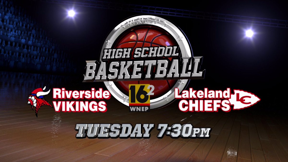 WNEPSports's tweet image. LIVE HIGH SCHOOL HOOPS!  Watch Riverside take on Lakeland LIVE on WNEP2 TONIGHT at 7:30!