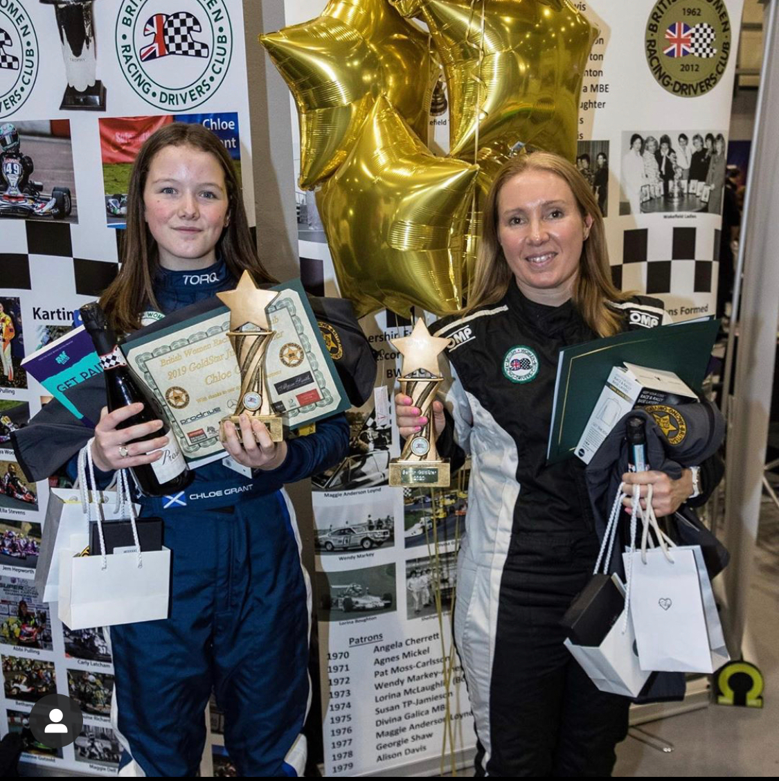 bykathrynltd's tweet photo. Congratulations to @chloeannagrant and @sashnav for winning the Junior and Senior BWRDC GoldStar Awards ⭐️⭐️ We are proud to support and sponsor these awards and we hope you both enjoy your #ByKathryn goodie bag. 🤩🛍 #bwrdc #goldstars #asi2020 #petrolhead #petrolheadperfume https://t.co/lMQdMCoLE8