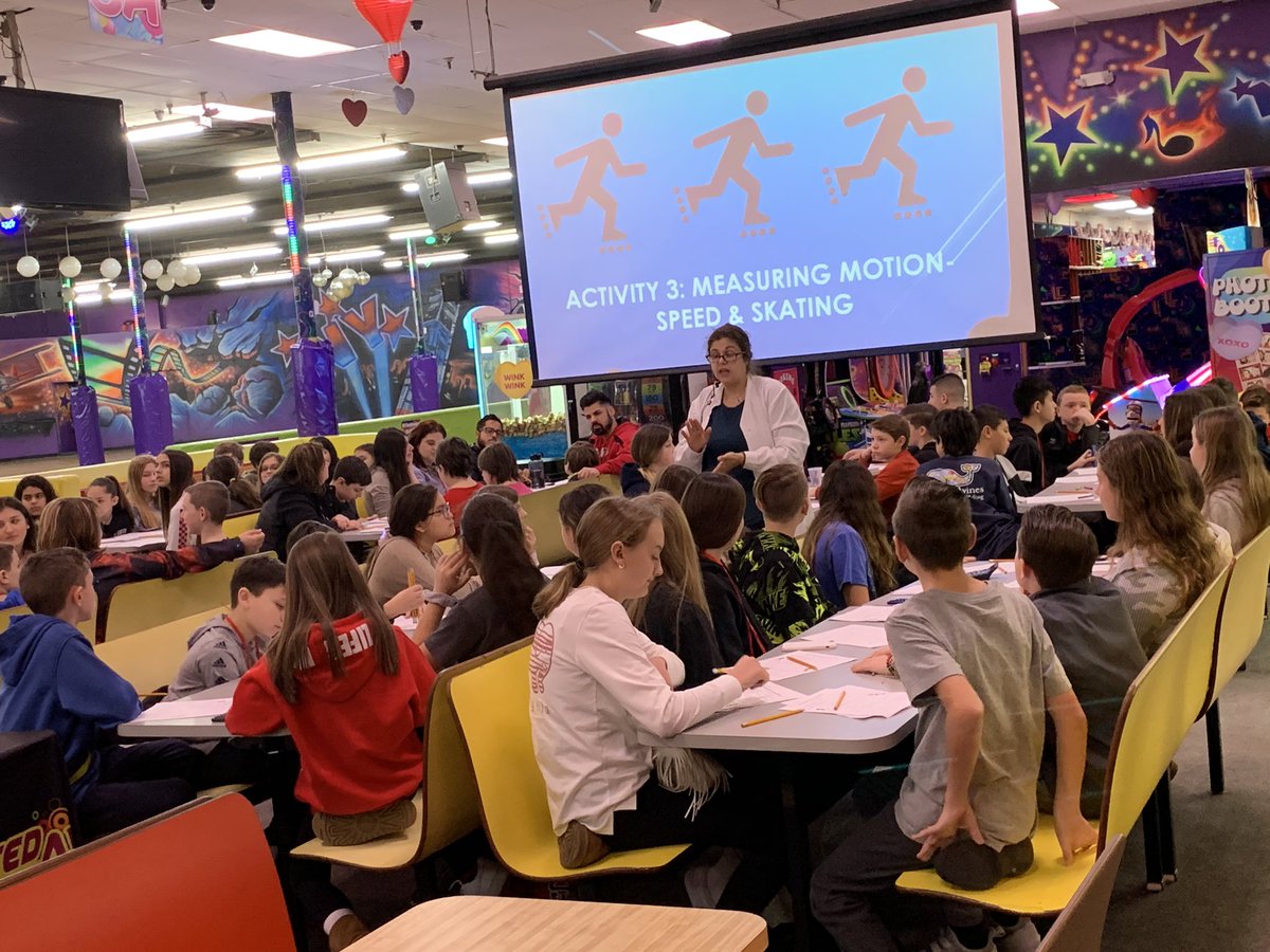 More fun with math, science, and skating!!! <a href="/UnitedSkatesLI/">United Skates LI</a>  <a href="/PMS_Principal/">Anthony DeRiso</a> #MathIsFun
