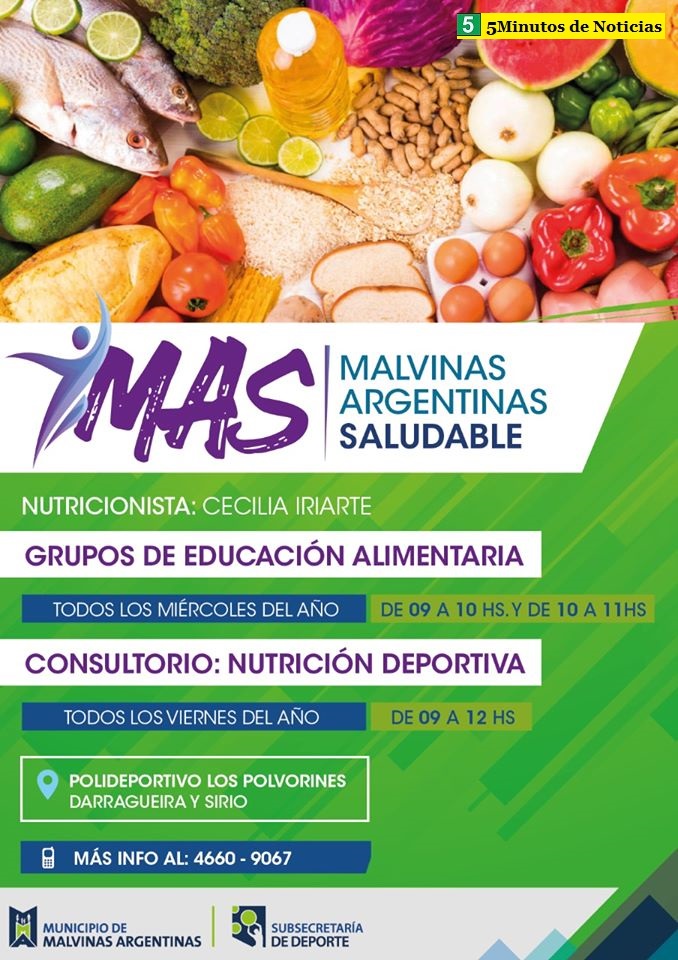 5minutosdenoti1's tweet photo. EL MUNICIPIO DE MALVINAS ARGENTINAS TRABAJA POR UNA ALIMENTACIÓN SALUDABLE
https://t.co/4lBIvhs2wU
#MalvinasAdelante #ProgramaMAS
@munimalvinas @Nardini_Leo
@hcaratozzolo https://t.co/C4DRqiH2Ai