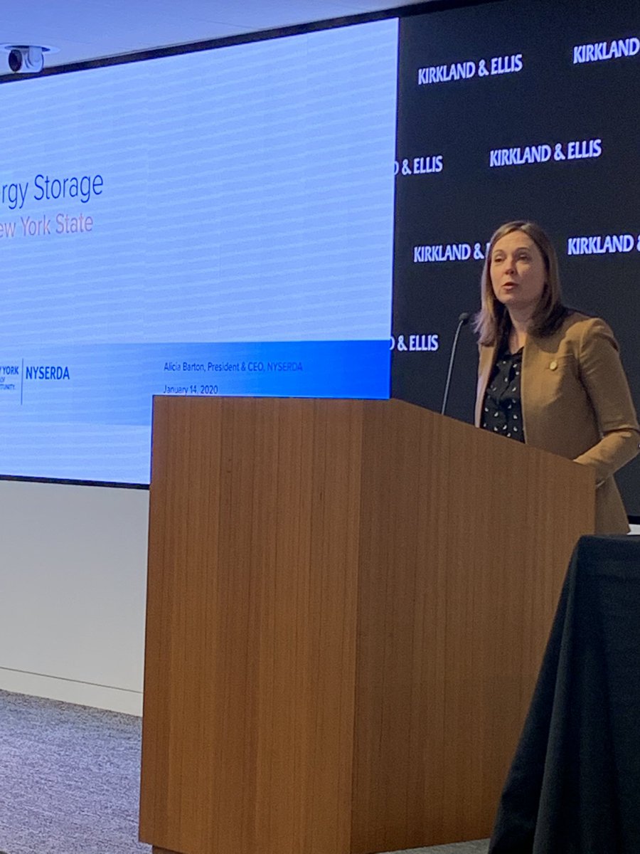 Listening to keynote Alicia Barton, President and CEO, New York Statr Energy Research and Development Authority at DOE Energy Storage Summit <a href="/Kirkland_Ellis/">Kirkland & Ellis</a> <a href="/MustangPrairie/">Richard Baxter</a> <a href="/SandiaLabs/">Sandia National Labs</a> <a href="/NYSERDA/">NYS Energy Research and Development Authority</a> <a href="/PNNLab/">Pacific Northwest National Laboratory</a>