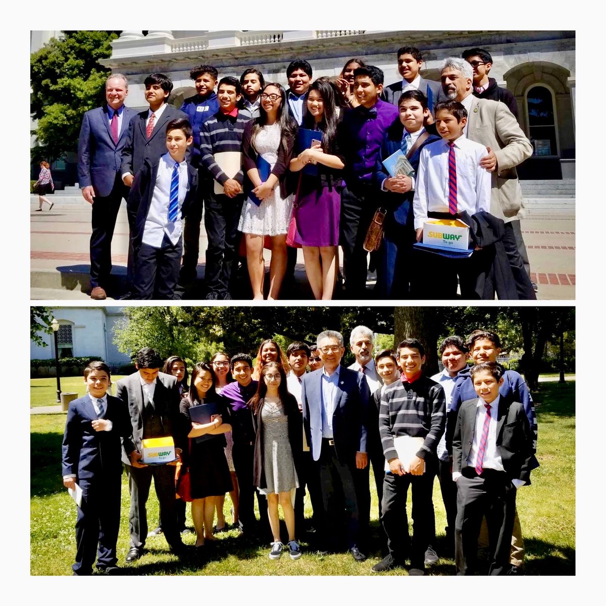 VoteJimZito's tweet photo. 1/3 - I was honored to accompany my San Jose middle school students on the Trip For Education in Sacramento.

They were excited to be in the capitol and see first hand how to advocate for educational funding. They met and voiced their concerns directly to state legislators. https://t.co/2ffdDGkVV9
