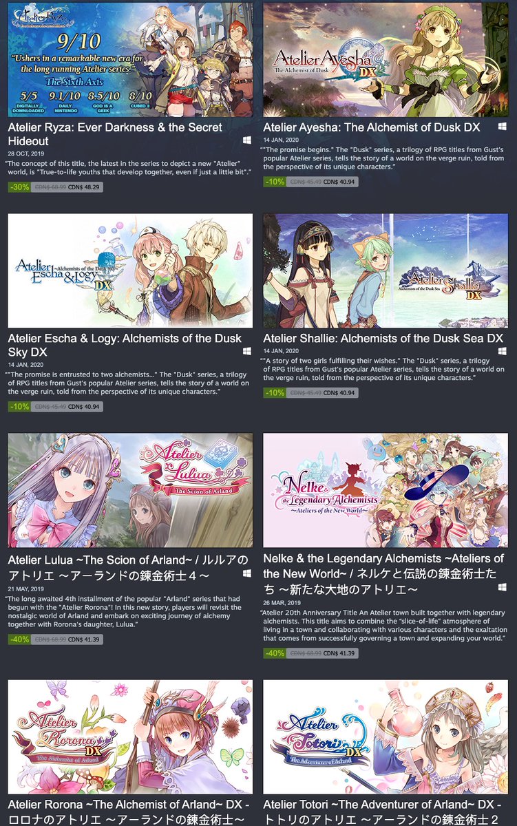 Lbabinz Atelier Franchise Sale On Steam T Co Ppdomyckuz Lbabinz Atelier Franchise Sale On Steam T Co Ppdomyckuz