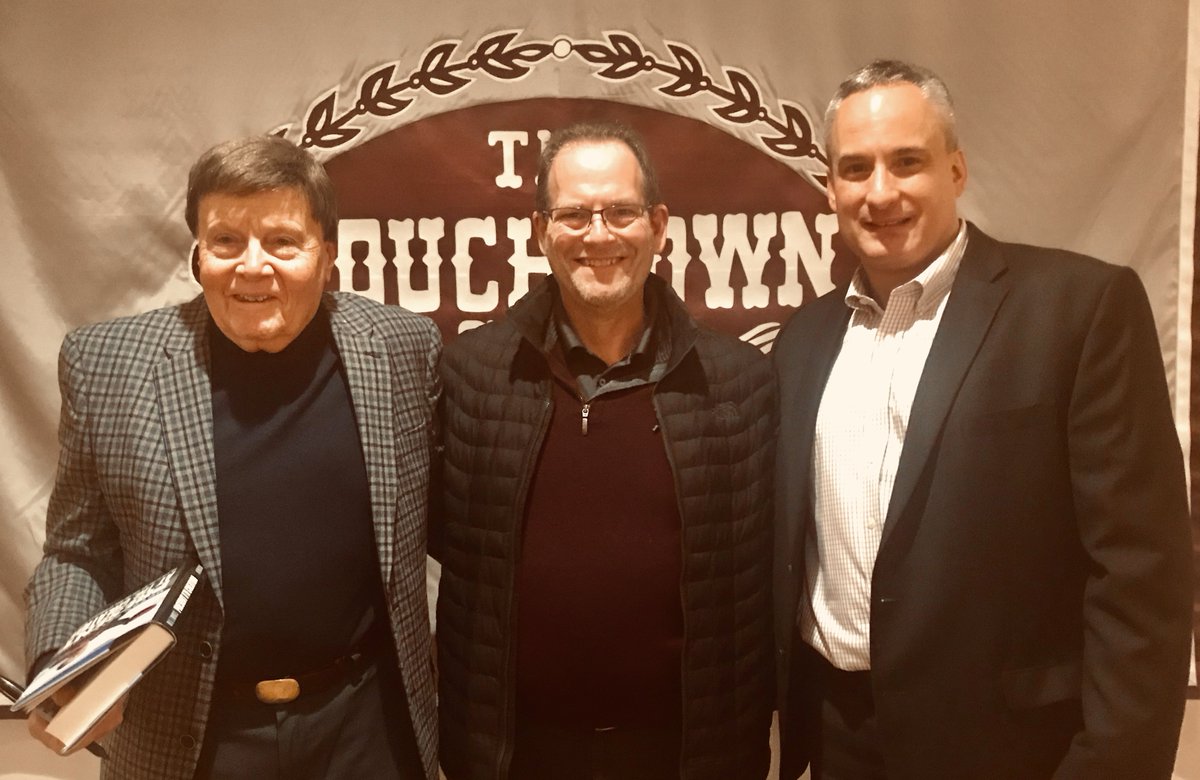 Had a great meeting last Thursday led by an electrifying <a href="/uptonbell/">Upton Bell</a>. He discussed watching Johnny Unitas, his father, becoming the youngest GM in NFL history, the future of <a href="/TomBrady/">Tom Brady</a>, and much more. To learn more about his amazing life, check out his book amzn.to/2t6aDdn.