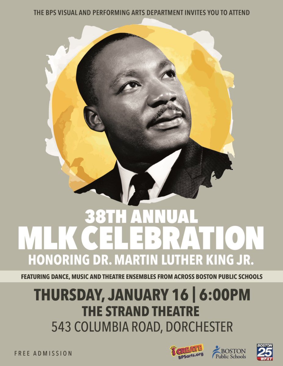 Anthony Beatrice (@drummeranthony) on Twitter photo Check out Boston 25 News at 6:20
tonight to see a spotlight on the <a href="/HaleyPilotK8/">Haley Pilot School</a> hip-hopera based on the Little Rock Nine for this Thursday’s BPS MLK Jr. Celebration at the Strand Theatre! <a href="/BostonSchools/">BostonPublicSchools</a> #BPSArts Check out Boston 25 News at 6:20
tonight to see a spotlight on the <a href="/HaleyPilotK8/">Haley Pilot School</a> hip-hopera based on the Little Rock Nine for this Thursday’s BPS MLK Jr. Celebration at the Strand Theatre! <a href="/BostonSchools/">BostonPublicSchools</a> #BPSArts