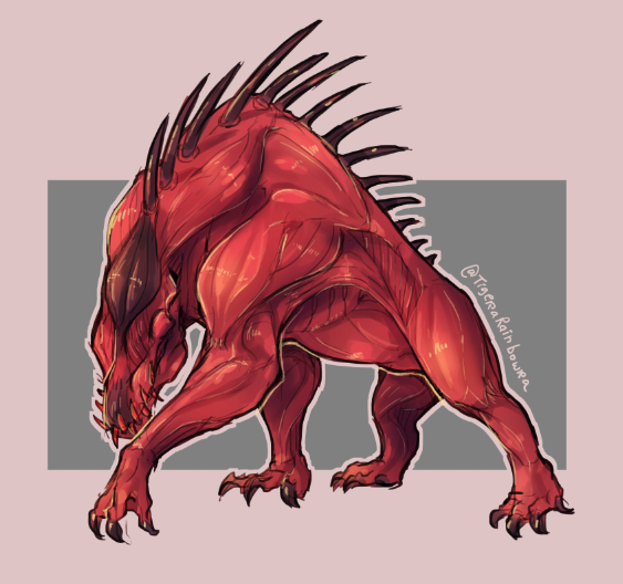 TigeraRainbowra(OPENED for commissions!) on X: SCP 939 but big  intimidating muscles  / X