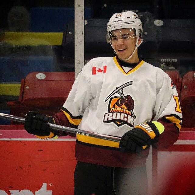 New uniform looks good <a href="/Gabby_kioki20/">Gabby Kioki</a> <a href="/TimminsRock/">Timmins Rock</a> 
#NOJHL #CJHL #Timmins