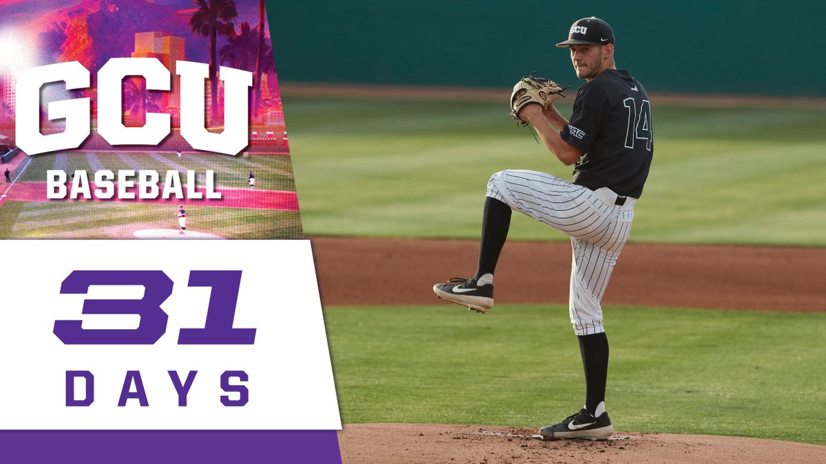 GCU_Baseball's tweet photo. ONE MONTH until Opening Day. β³ #LopesCountdown https://t.co/vhQnx80MEo