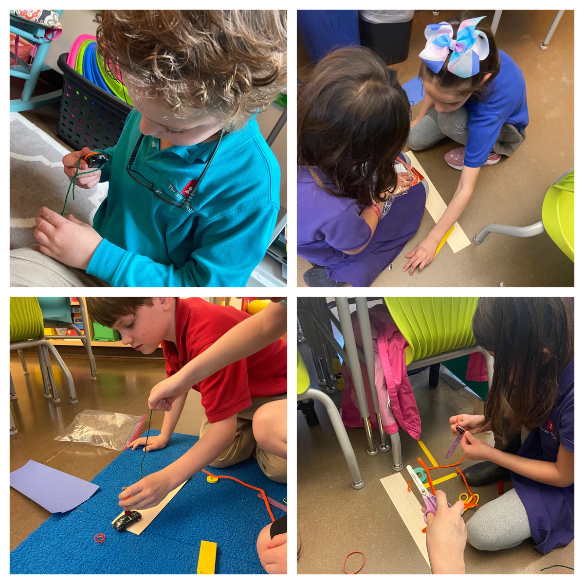 JuliaTroche1's tweet photo. Today the engineers in my classroom worked together to design and write their plan for our STEM challenge. Tomorrow they will try to move a vehicle using only magnets and the materials they were given. #howschoolshouldbe #moveitwithmagnets #STEM https://t.co/Kf7wXTSMtF