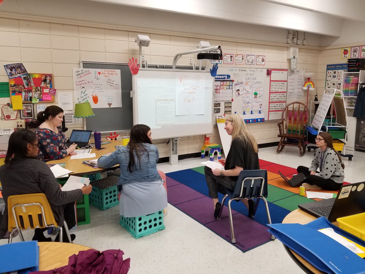 TheLitIC's tweet photo. Another great planning session with our first grade team and @HighHeelMath! The instructional conversations that take place during these sessions are extremely valuable to student learning and success. #MathIsThePath https://t.co/NtnBY8RIFH