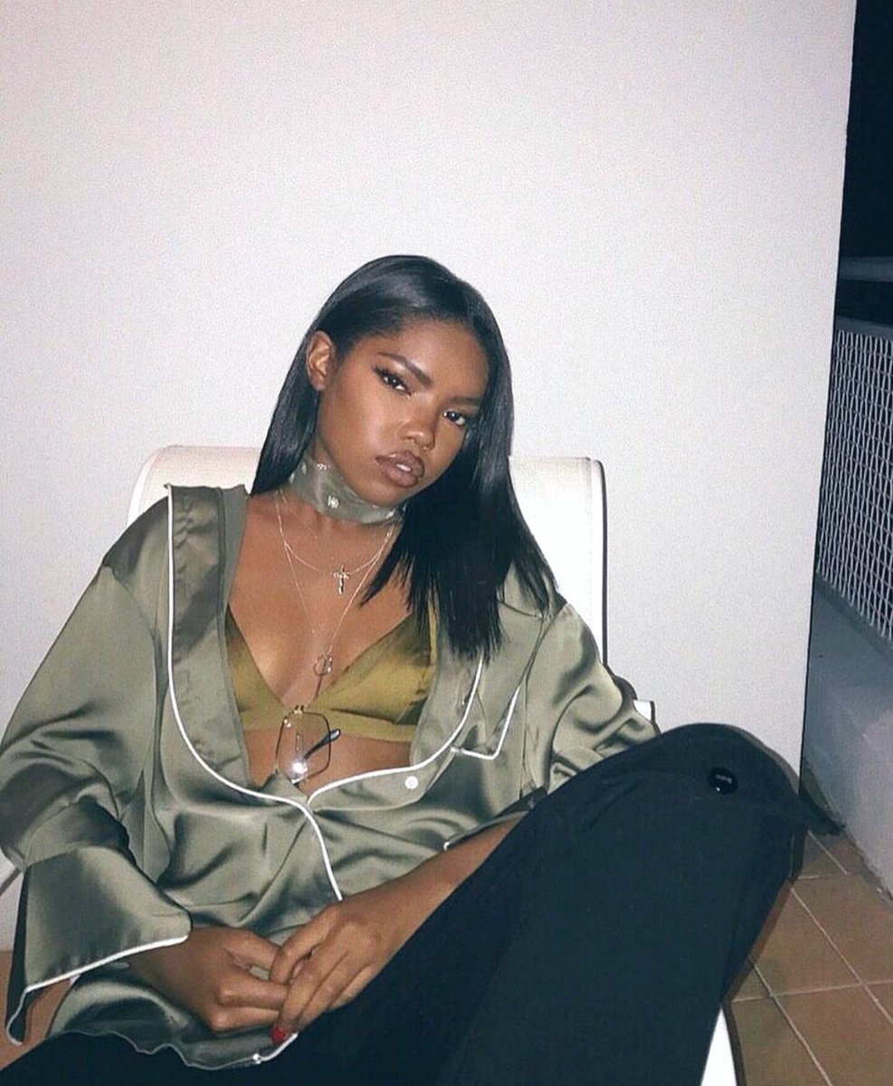 audacityofDOPE_'s tweet photo. I love beautifully structured faces. And Ryan Destiny’s is just that. Look at the material! https://t.co/BCEXJaO9UW
