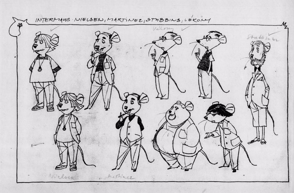 Animation art from Hungarian feature, MACSKAFOGÓ (CAT CITY). 1986. 