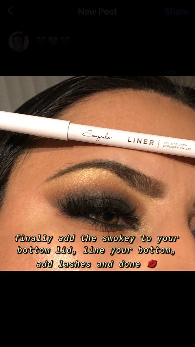 xoxobykm's tweet photo. 🖤SMOKEY•EYE•TUTORIAL🖤
I had to skip a picture on here but before packing on “noir” you can also put gel liner first and then shadow. Either way works!
#abhsoftglam #esqido #lyssalashes #latinamua #smokeyetutorial https://t.co/fpGbvZSdou