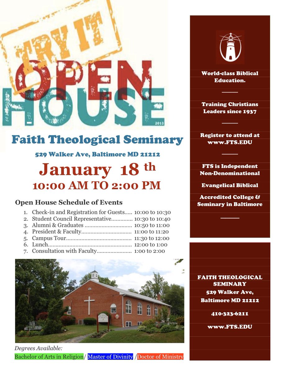 FaithSeminary tweet picture