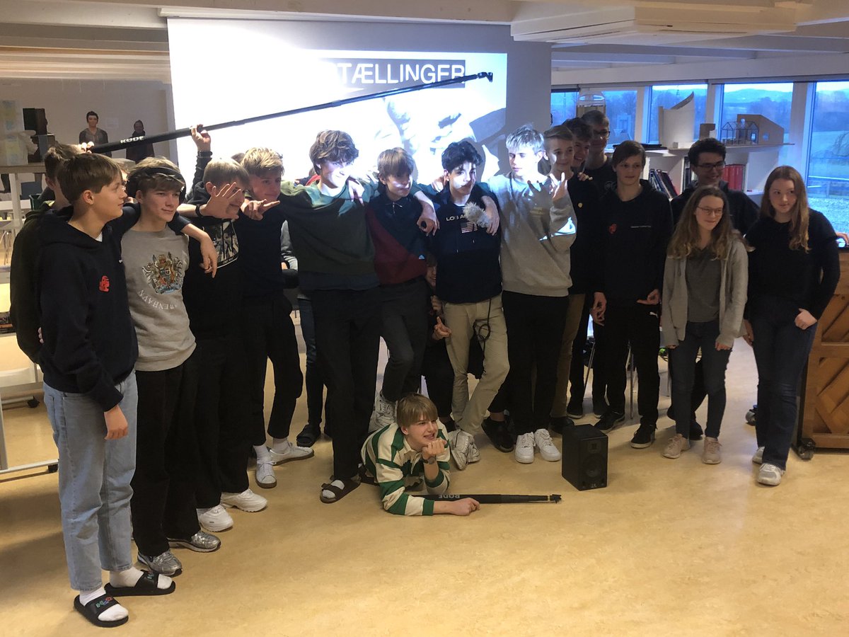 It Og Medie brugte tirsdagen på at lave lydfortællinger. #popcorntilpræmieren