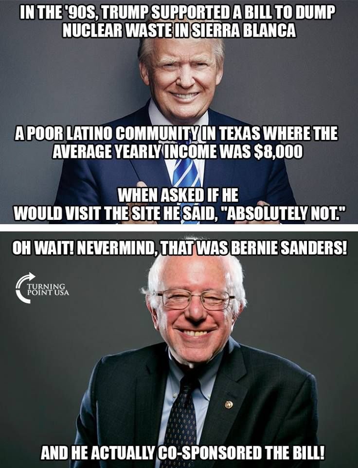 HolisticPsy1's tweet photo. @RockyMountViews I'm right with you🇺🇸

Rufusing to #EnforceRussianSanctions☢

I find that ALARMING!! 

And wanting to dump #NuclearWaste in Sierra Blanca just makes me sick!😲

Serious #REDFLAG 
Those are two reasons alone why #NeverBernie

#TooManyReasons the very idea turns my stomach. https://t.co/vI05uWDiJh