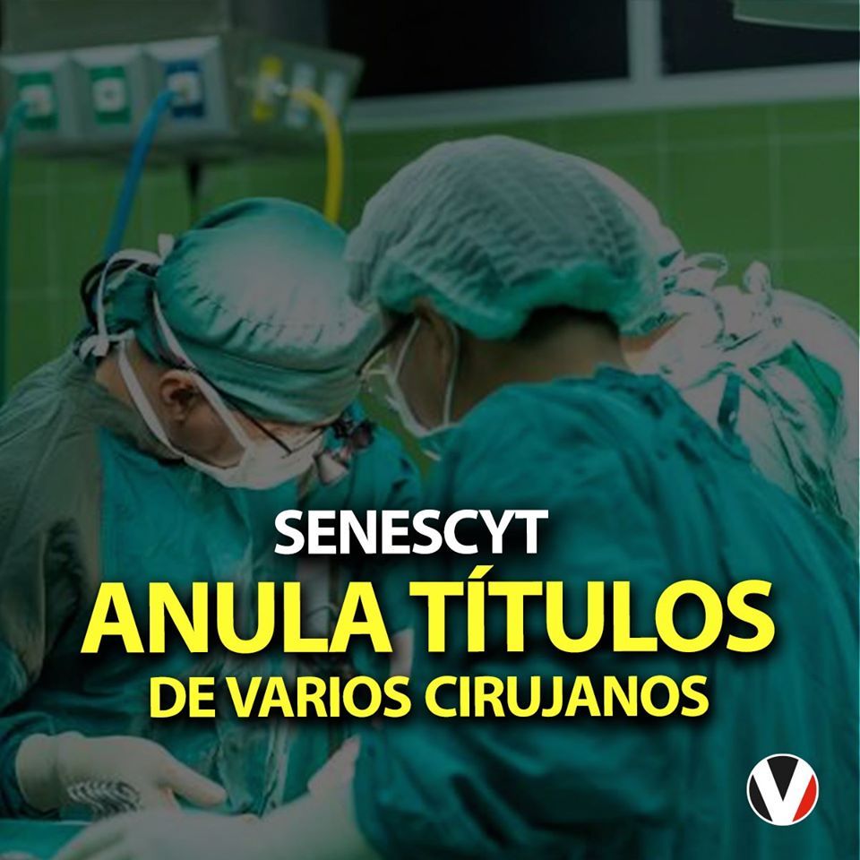 revistavistazo's tweet photo. #ATENCIÓN | SENESCYT halla irregularidades relacionadas a seis personas que habrían obtenido títulos de cirugía plástica y caumatología en Cuba. ¡Vea qué se descubrió sobre los médicos! https://t.co/AlQBRJk0XU https://t.co/KpQER2ab7I