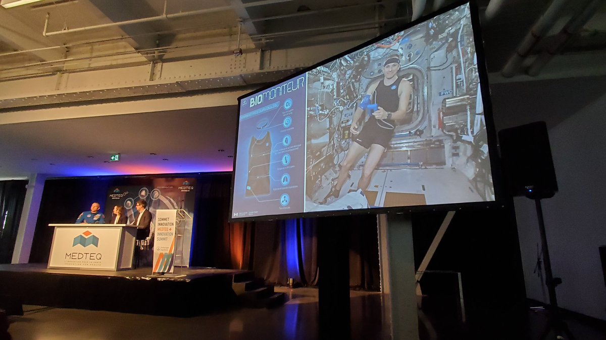 Grâce au biomoniteur d'<a href="/Hexoskin/">Hexoskin - Health Sensors & AI</a>, <a href="/Astro_DavidS/">David Saint-Jacques</a> de <a href="/asc_csa/">Agence spatiale canadienne</a> a pu suivre en continu sa santé depuis l'espace