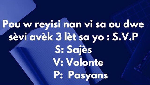 BejaminFr's tweet photo. NB; Sa nou dwe konnen 
Aplike👌🏿👌🏿👌🏿👌🏿 https://t.co/XM4F0Cp81N