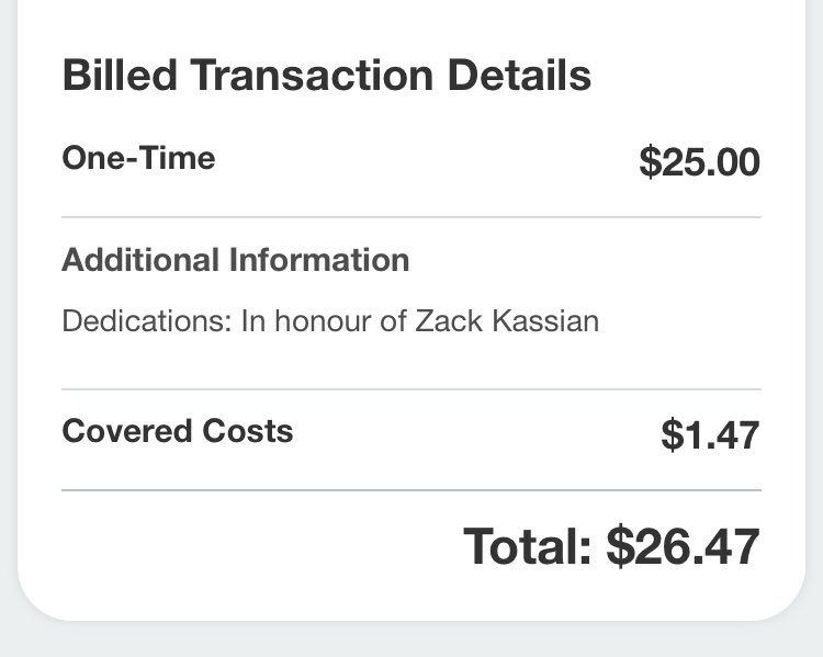 Sam 🇨🇦 (@saminyeg) on Twitter photo Hey #Oilers twitter, I have a challenge for you:
In response to Flames fans buying a billboard, I’ve decided to donate to one of their local charities in honour of @zkassian9! I chose <a href="/BrownBaggingIt/">BB4CK-Brown Bagging</a> so that kids can get a proper meal and grow up to be tougher than Tkachuk. Hey #Oilers twitter, I have a challenge for you:
In response to Flames fans buying a billboard, I’ve decided to donate to one of their local charities in honour of @zkassian9! I chose <a href="/BrownBaggingIt/">BB4CK-Brown Bagging</a> so that kids can get a proper meal and grow up to be tougher than Tkachuk.