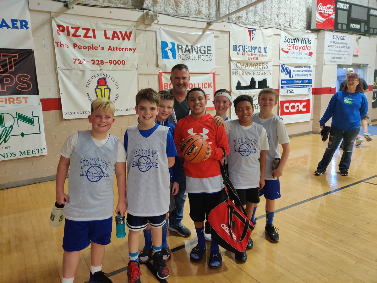 PatFreyTrinity's tweet photo. Trinity vs. Trinity! Supporting my 5th grade athletes at their basketball game. #trinityhoops https://t.co/WRbij19mSG
