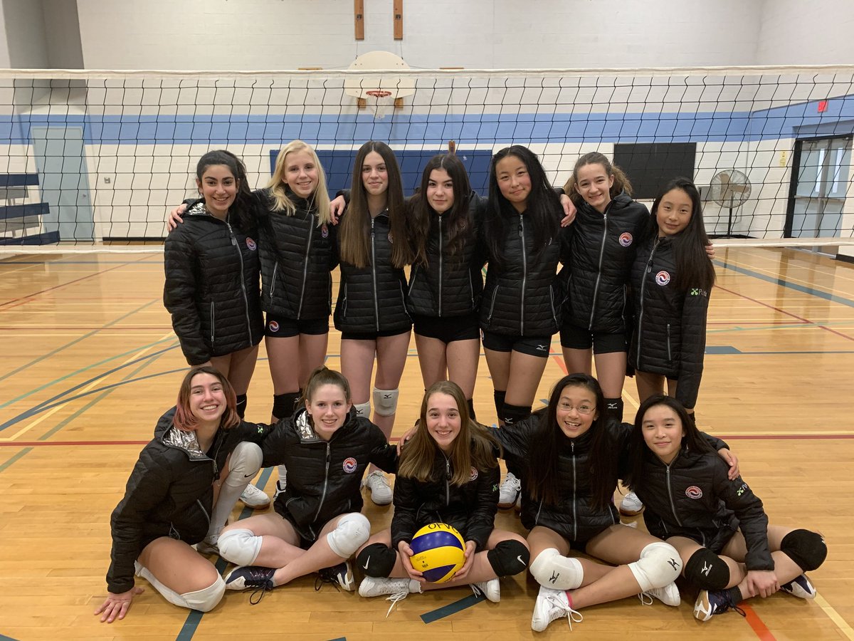 Our 14U Girls team are warmed up and ready to compete thanks to Karen McArthur and her team at Portia International, who have graciously sponsored the team with these toasty winter coats! Huge thank you from the entire team and Fusion Family 🏐
 portiainternational.com