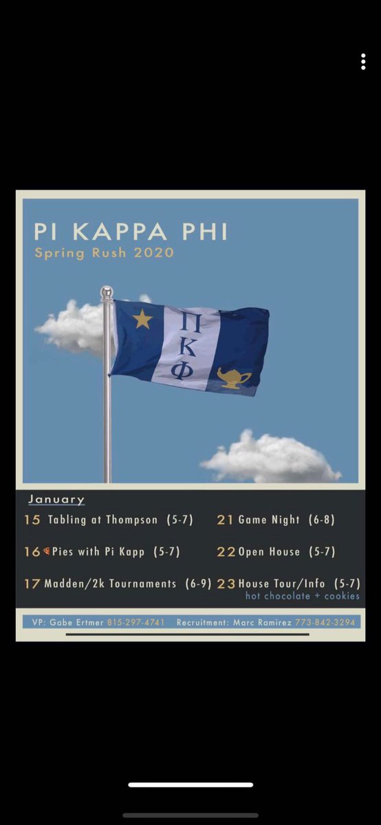 Interested in going Greek? Come check out one of our rush events!