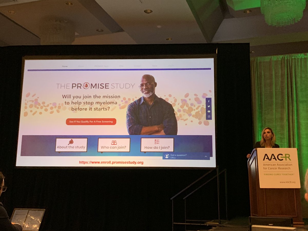 AuclairDan's tweet photo. @PromiseStudy and #PCROWD , two Direct-to-Patients #myeloma precursor studies using, #liquidbiopsies . If you are a smolderer, or at at high risk of developing(African-American or with having a first degree relative with #myeloma)get involved. AACRLB20 #mmsm #precisionprevention https://t.co/OXqUfnUJzx