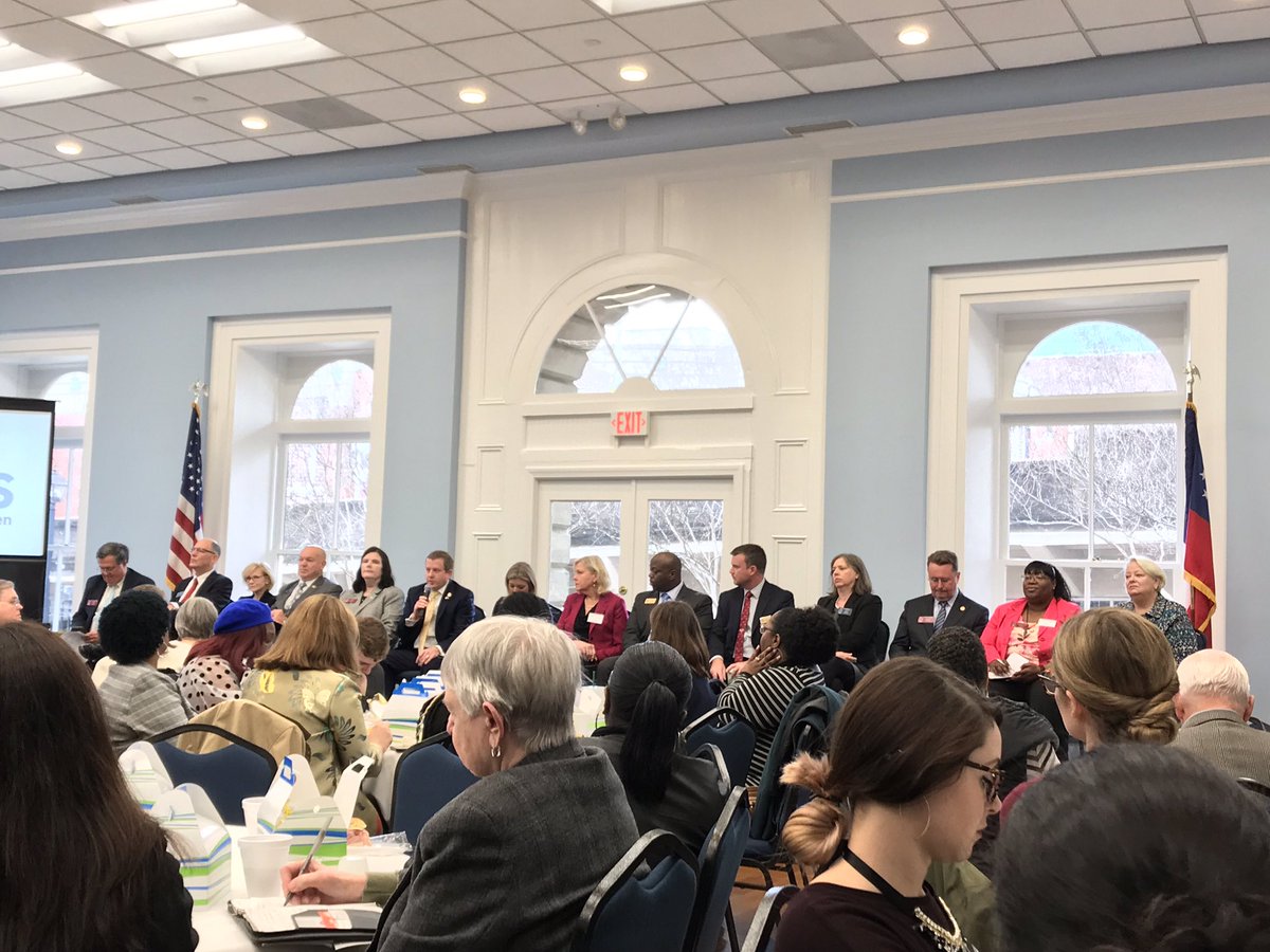 KinderCareGR's tweet photo. Thank you @GeorgiaVoices for the opportunity to attend the Child Advocacy Leadership Lab! We were able to hear from state Senators, Representative, and agency leadership on policy priorities that impact children. #GACALL #Georgia  #ECE #policy #advocacy https://t.co/0dFjkh1BIc