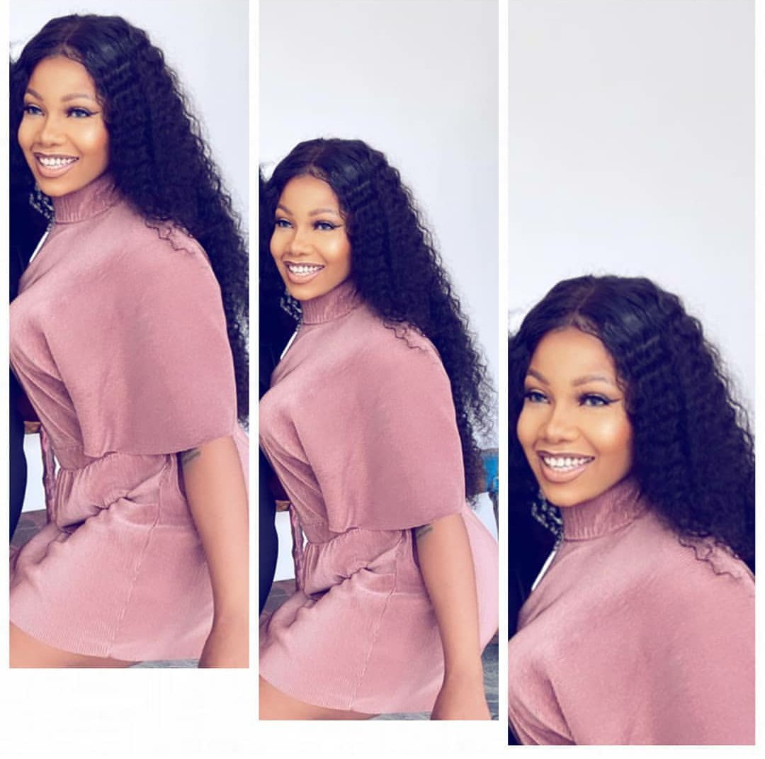 NyantahB's tweet photo. Tacha really looked good for her interview at Pulse,her make up,dress,hair and everything else was on point❤❤❤❤👑👑👑👑 #4DaysToTitansCollection https://t.co/n7By67nt2y
