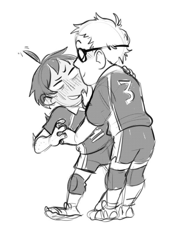i started watching volleyball anime and i love...these 2 specifically... 